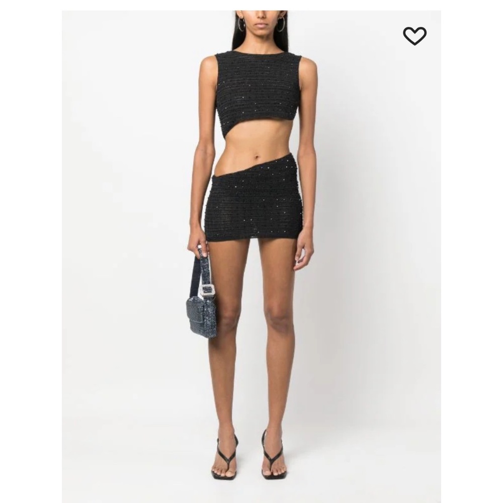 Aya Muse sequin-embellished knitted mini dress